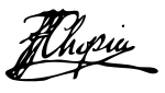 Chopin's signature