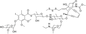 Structural formula of Calicheamicin γ1