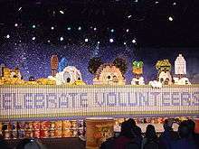 Guinness world-record for the largest canned-food structure.