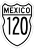 Federal Highway 120 shield