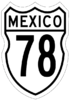 Federal Highway 78 shield