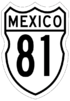 Federal Highway 81 shield