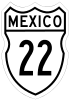 Federal Highway 22 shield