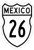 Federal Highway 26 shield