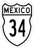 Federal Highway 34 shield