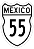 Federal Highway 55 shield