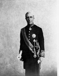 Formal portrait of a man in his sixties in uniform