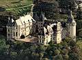 Chaumont-sur-Loire castle, aerial view cropped.jpg