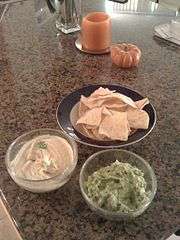 Tortilla chips and dips