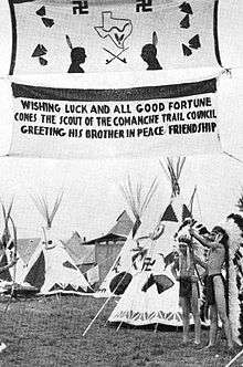 Comanche Trail Council Indian Camp at the 1937 National Scout Jamboree