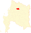 Location of the commune of Chillán Viejo in the Biobío Region