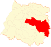 Location of the San Clemente commune in the Maule Region