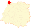 Map of Vichuquén commune in the Maule Region