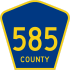 County Route 585  marker