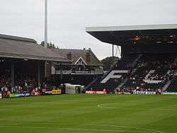 The cottage in the corner of Fulham's stadium, Craven Cottage