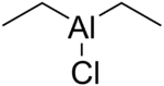 Structural formula of diethylaluminium chloride