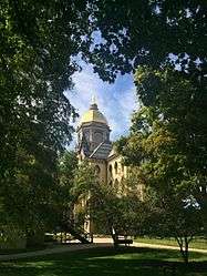 The Dome seen from Cavanaugh Hall