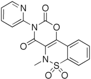 Skeletal formula of droxicam