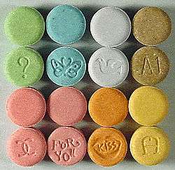 Ecstasy tablets