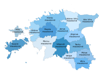 Counties of Estonia