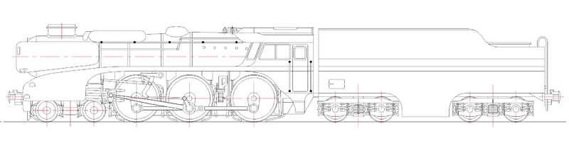 5AT Locomotive Outline