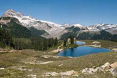 Elfin Lakes from Paul Ridge.