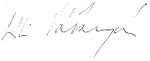 Emília Vášáryová's signature