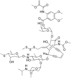 Structural formula of esperamicin A1