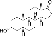 Skeletal formula of etiocholanolone