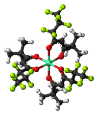 Ball-and-stick model of the EuFOD complex