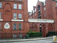 Evelina Mansions, built by the Four Per Cent Industrial Dwellings Company in Camberwell, London.