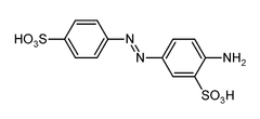 Skeletal formula of Fast Yellow AB