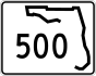 State Road 500 marker