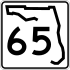 State Road 65 marker