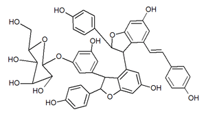 Chemical structure of foeniculoside I