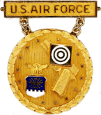 Former U.S. Air Force National Gold Excellence-in-Competition (EIC) Pistol Badge