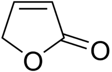 Skeletal formula of 2-furanone