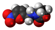 Space-filling model of the furazolidone model