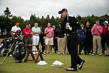 Gary Player swings at the 2009 Gary Player Invitational