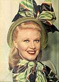 Photo of Ginger Rogers from 1945.