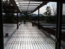 A second floor view of construction during early stages of the 2009 building project.