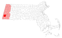 Location of Great Barrington in Berkshire County, Massachusetts