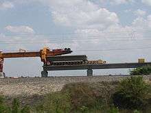 Hada Passenger Railway Under construction at June 2010