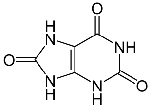 structure of organic compound: 7,9-dihydro-1H-purine-2,6,8(3H)-trione