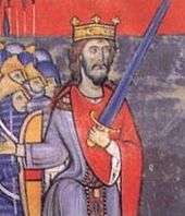 Ancient depiction of the first Plantagenet King Henry the 2nd of England