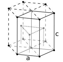 Hexagonal close-packed crystal structure for copernicium