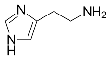 Histamine structure diagram