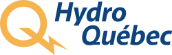 Hydro-Québec's logo: a Q-shaped logo with a bolt of lightning.