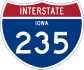 Interstate 235 marker