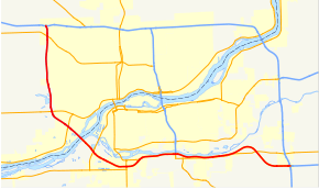 Map of Interstate 280